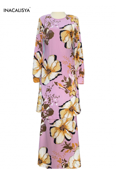 Zahra Kurung Ekslusif  Mosscrepe  Premium  - ZHK 4739